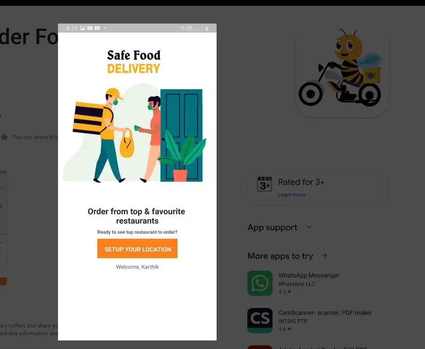 Fudbee project screenshot