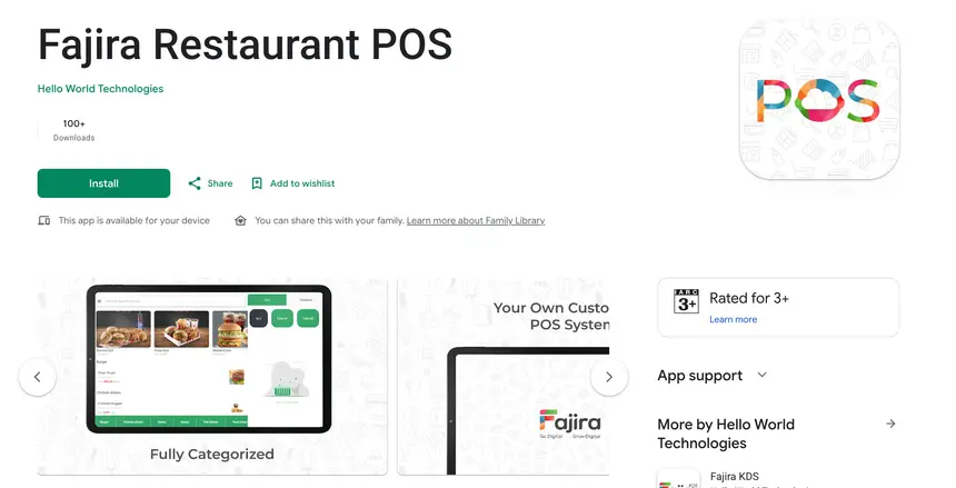 Restaurant POS project screenshot
